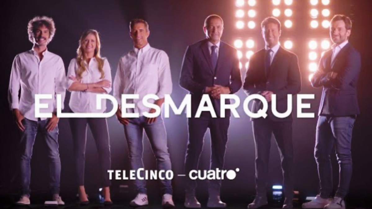 Mediaset da un giro a 'El Desmarque' y se carga a Joseba Larrañaga, Lucía Taboada y Luis García como presentadores