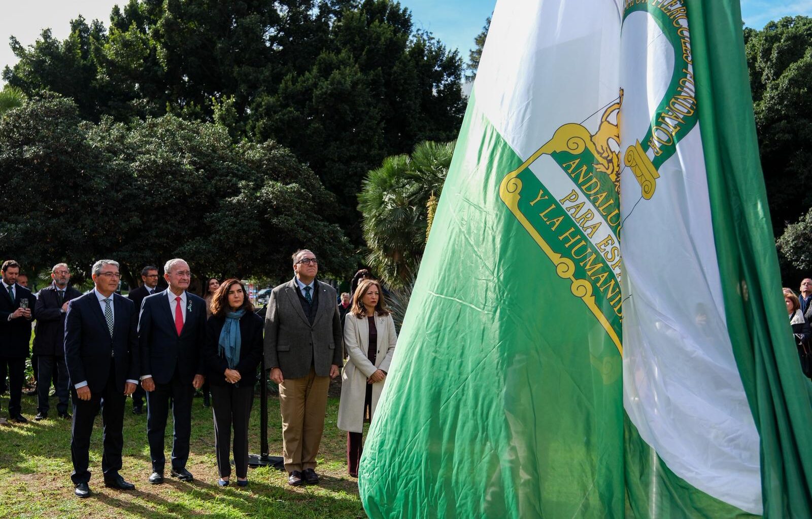 Acto institucional por el 4D en Málaga.
