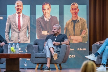 "Vi el clásico con amigos",