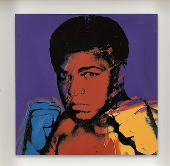 Andy Warhol y Muhammad Ali