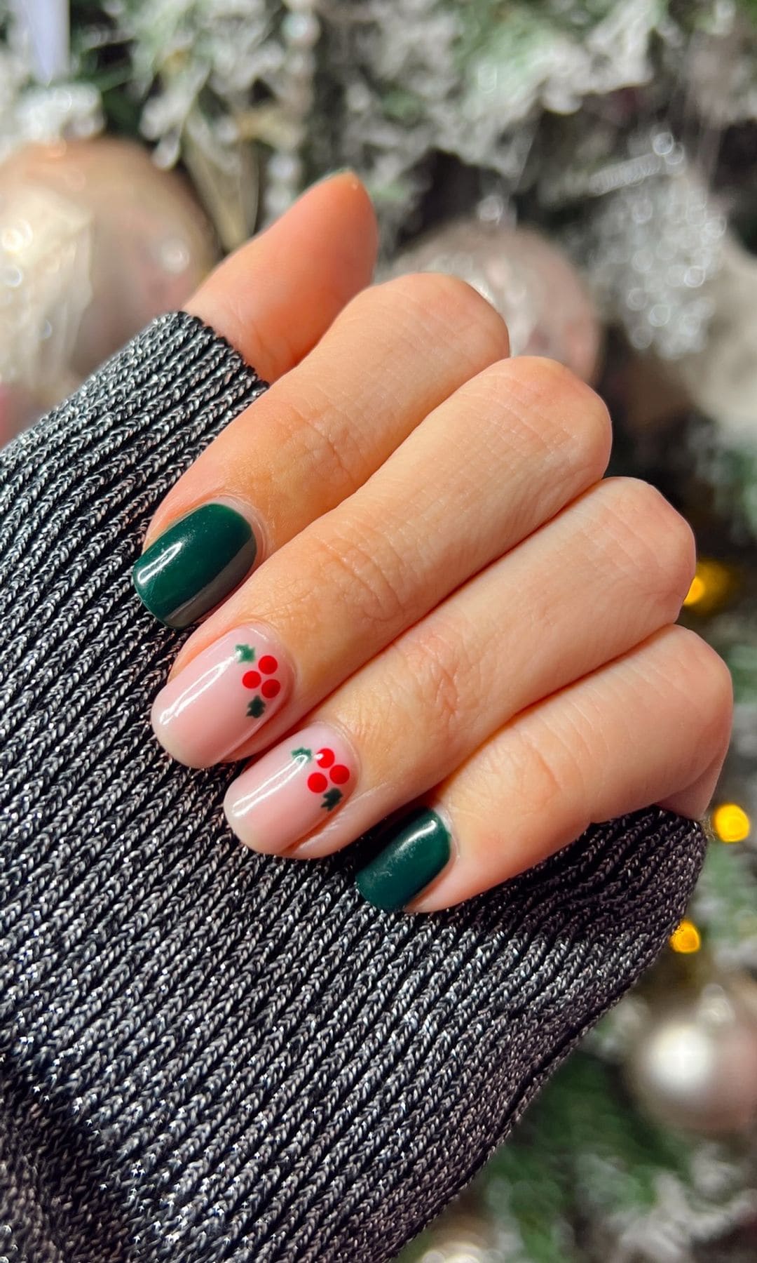Manicura navideña