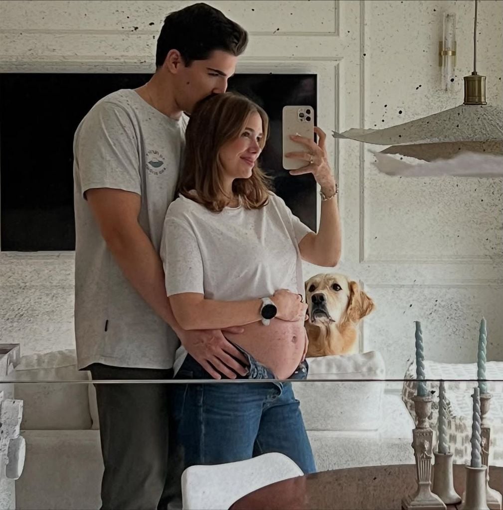 Eugenia Gil y Javier García-Obregón, futuros papis