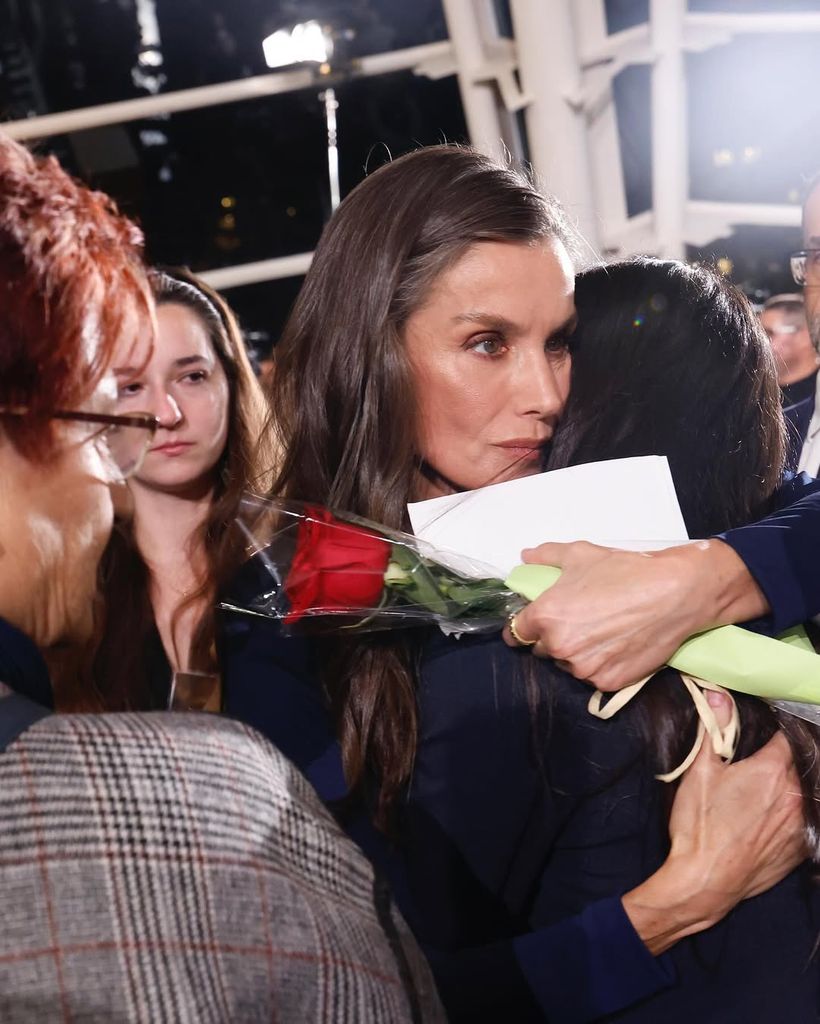 Doña Letizia asiste al funeral de Estado en homenaje a las víctimas de la DANA