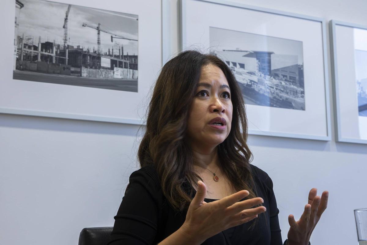 Kristine Guzmán, directora adjunta del IVAM, el martes.