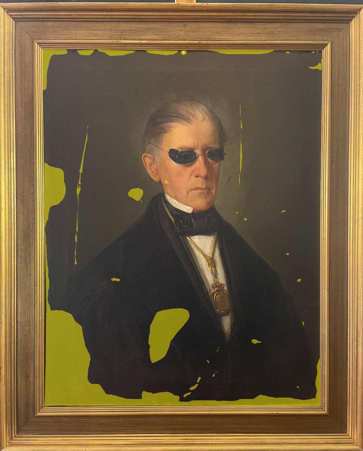 Retrato del armador y comerciante gaditano José Joaquín Agacio pintado por Victoria Martín.