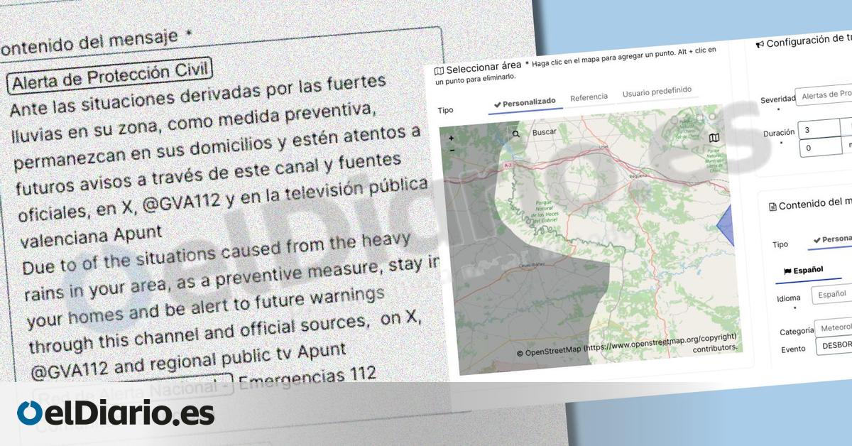La jueza de la dana obtiene el primer borrador del Es-Alert, que descartó el Cecopi: "Permanezcan en sus domicilios"