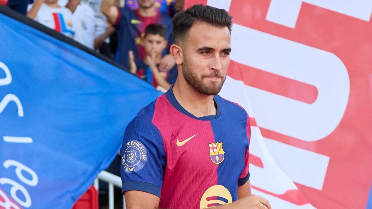 Eric volvió al Barça tras su cesión al Girona