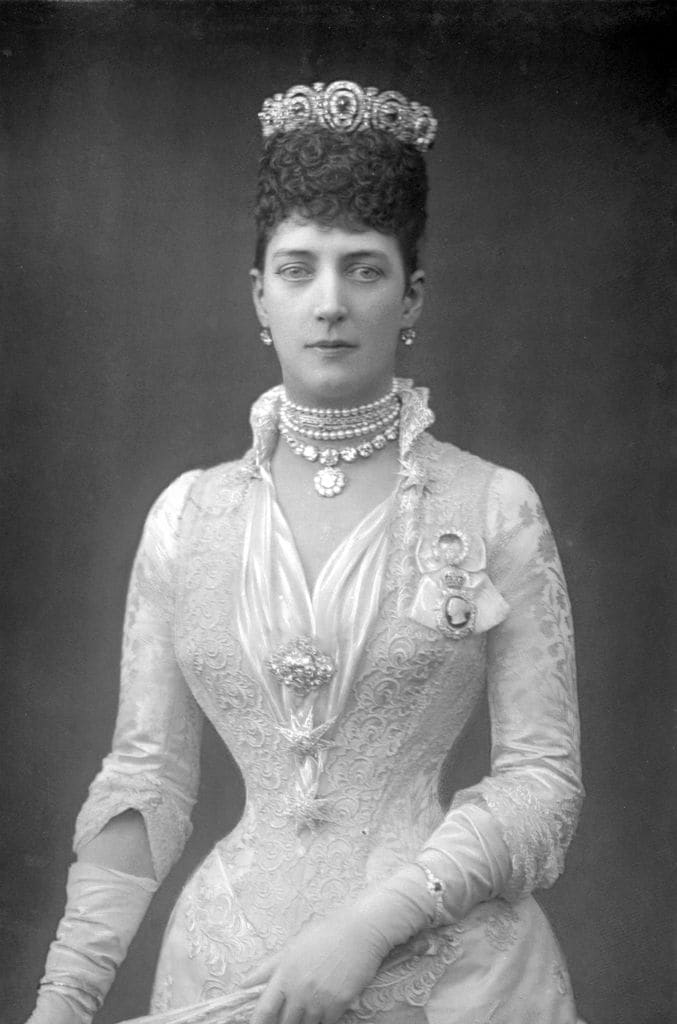 La reina Alexandra de Reino Unido en 1890.