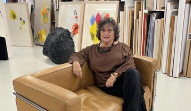 Jero Martínez, en la oficina de su galería en Pollença.