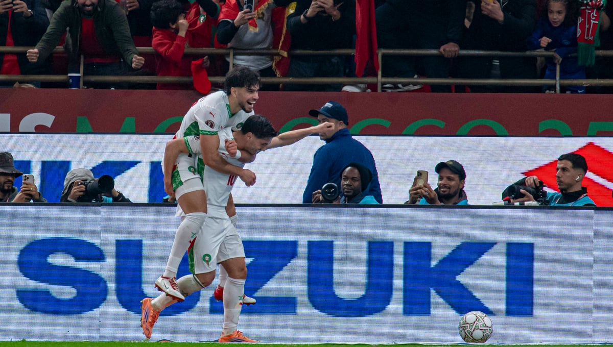 Abde, titular y asistente en la goleada de Marruecos a Zambia; Amrabat tuvo descanso