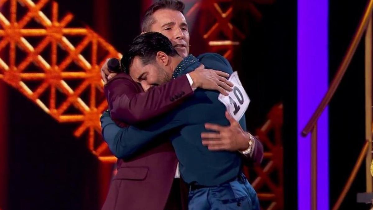 Jesús Vázquez y Jorge González en 'Bailando con las estrellas'