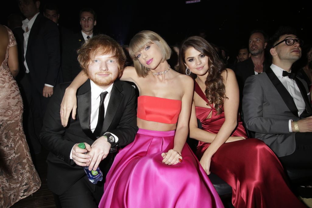 Entre los asistentes a la boda de Selena Gomez estuvieron Taylor Swift y Ed Sheeran