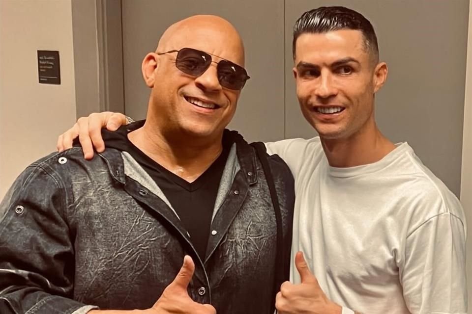 Vin Diesel reveló en redes sociales que escribió un papel para Cristiano Ronaldo en la siguiente película de la saga de 'Rápidos y Furiosos'.