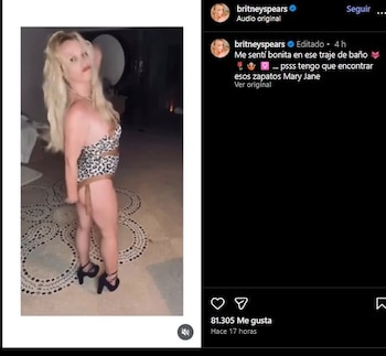 Britney Spears editó su mensaje