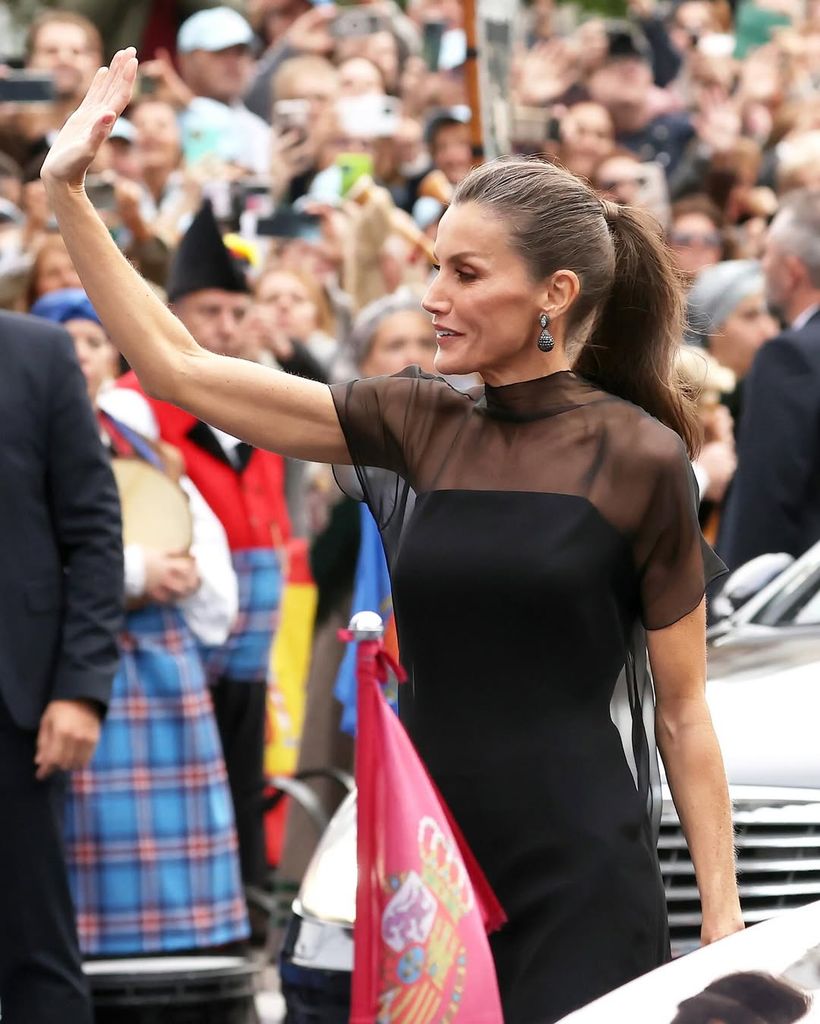 La Reina Letizia durante la ceremonia de los Premios Princesa de Asturias