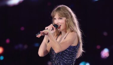 Taylor Swift reparte fortuna de 197 millones de dólares entre su equipo, luego de finalizar su gira mundial