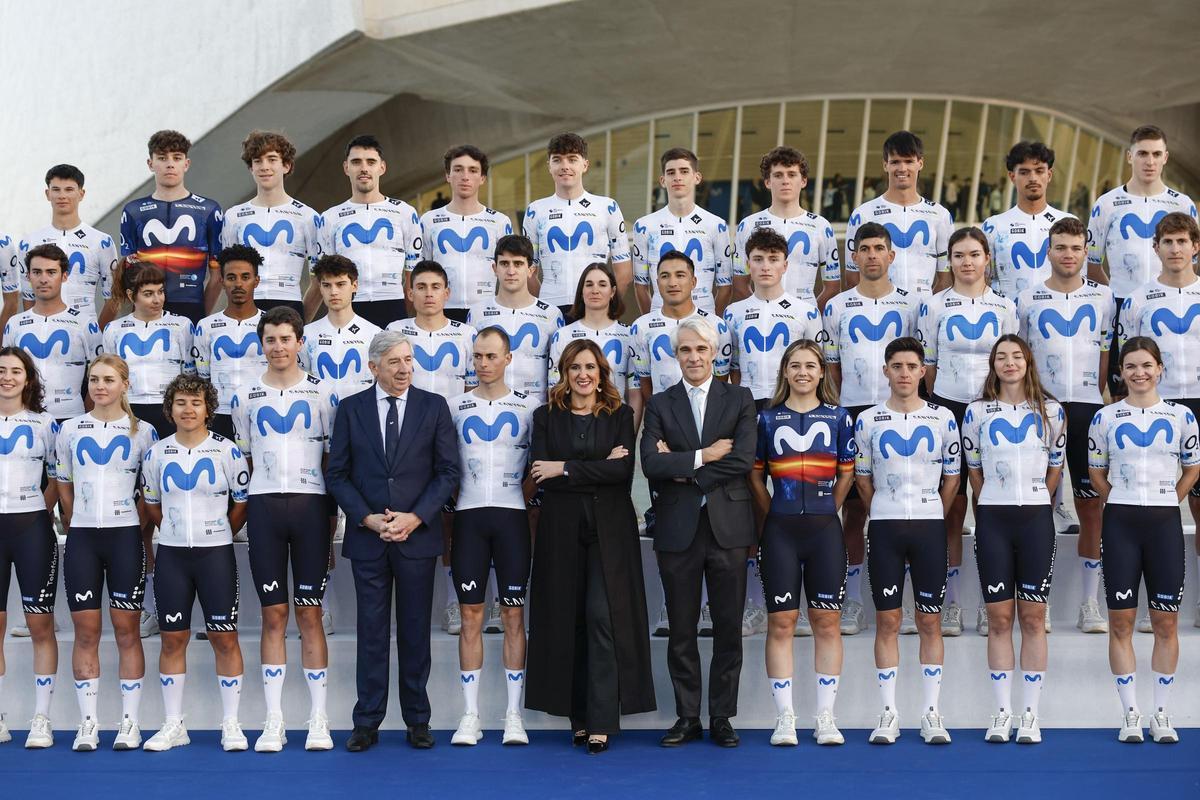 El Movistar se hizo la foto de familia