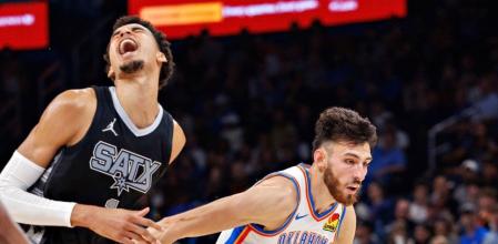 Holmgren le mojó la oreja a Wembanyama