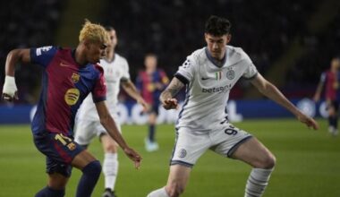 Bastoni se moja con un guiño al Barça