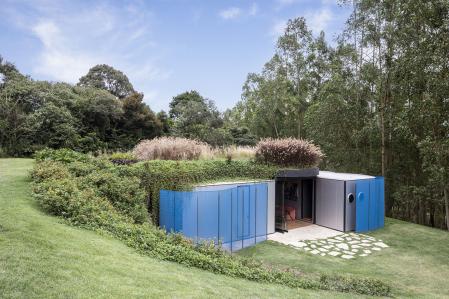 La casa de Ibiúna, refugio de fin de semana del arquitecto, su esposa y sus hijos