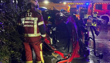 cinco jóvenes de entre 17 y 25 años mueren en dos accidentes en Cantabria y Granada