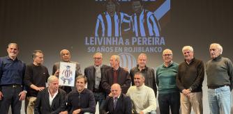 Homenaje de la Unión de Peñas a Luis Pereira, que fue nombrado socio de honor de la misma.