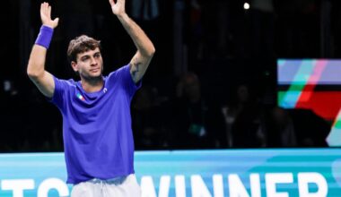 Alcaraz realizará la pretemporada con Cobolli, el héroe de Italia en la Copa Davis