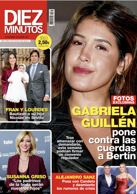 Portada de la revista 'Diez Minutos' del 3 de diciembre