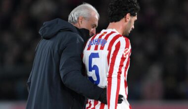 La lesión de Cardoso frustró el plan del Atlético