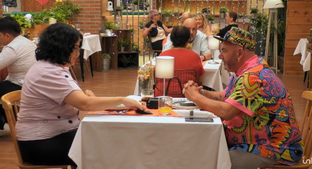 Encarni y Benji en 'First Dates'