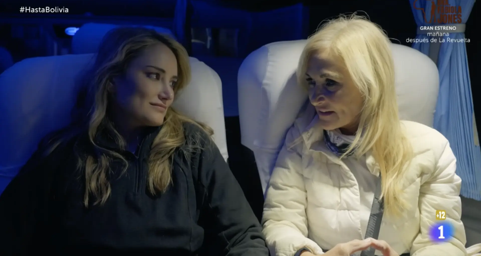 Cristina Cifuentes y Alba Carrillo, con el corazón en el pecho tras casi sufrir un accidente en 'Hasta el fin del mundo'