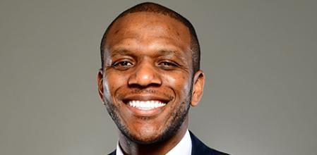 PHOENIX, AZ - JUNE 6: General Manager James Jones poses for a photo during Frank Vogel's introductory press conference on June 6, 2023, at the Footprint Center in Phoenix, Arizona. NOTE TO USER: User expressly acknowledges and agrees that, by downloading and or using this Photograph, user is consenting to the terms and conditions of the Getty Images License Agreement. Mandatory Copyright Notice: Copyright 2023 NBAE (Photo by Barry Gossage/NBAE via Getty Images)