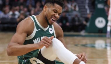 Giannis Antetokounmpo se lesiona entre rumores de un inminente traspaso