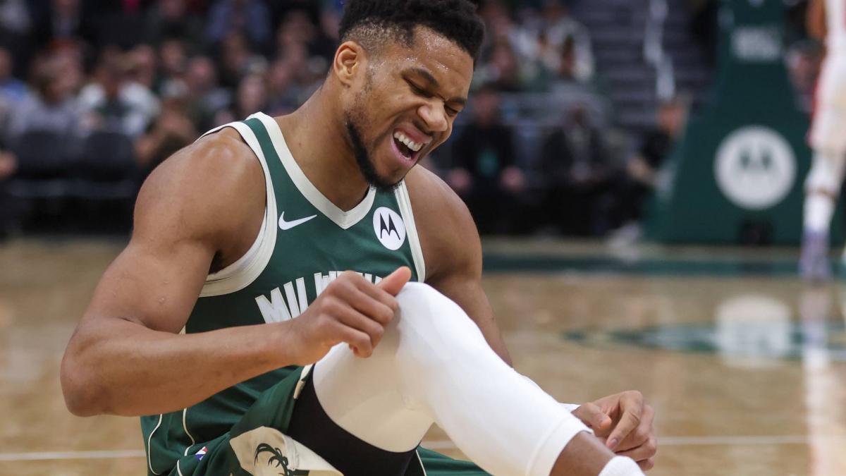 Giannis Antetokounmpo se lesiona entre rumores de un inminente traspaso