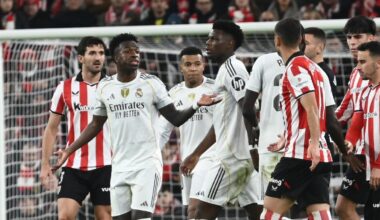 LaLiga denuncia los cánticos “Asencio muérete” y “Vinicius subnormal” en San Mamés