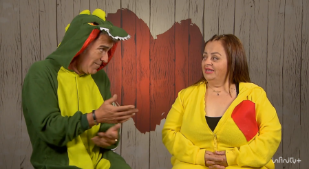 Sandra y Pedro en 'First Dates'