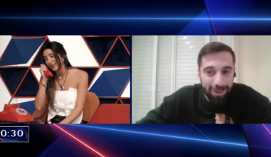 Paula llora y su novio interviene en directo