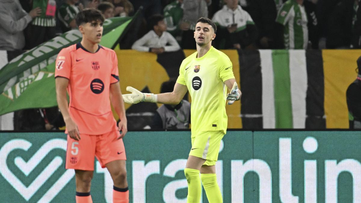 Susto con Joan Garcia pero estará en la Champions