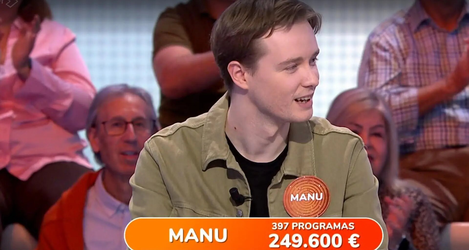 Manu desvela en 'Pasapalabra' el alimento que no puede comer