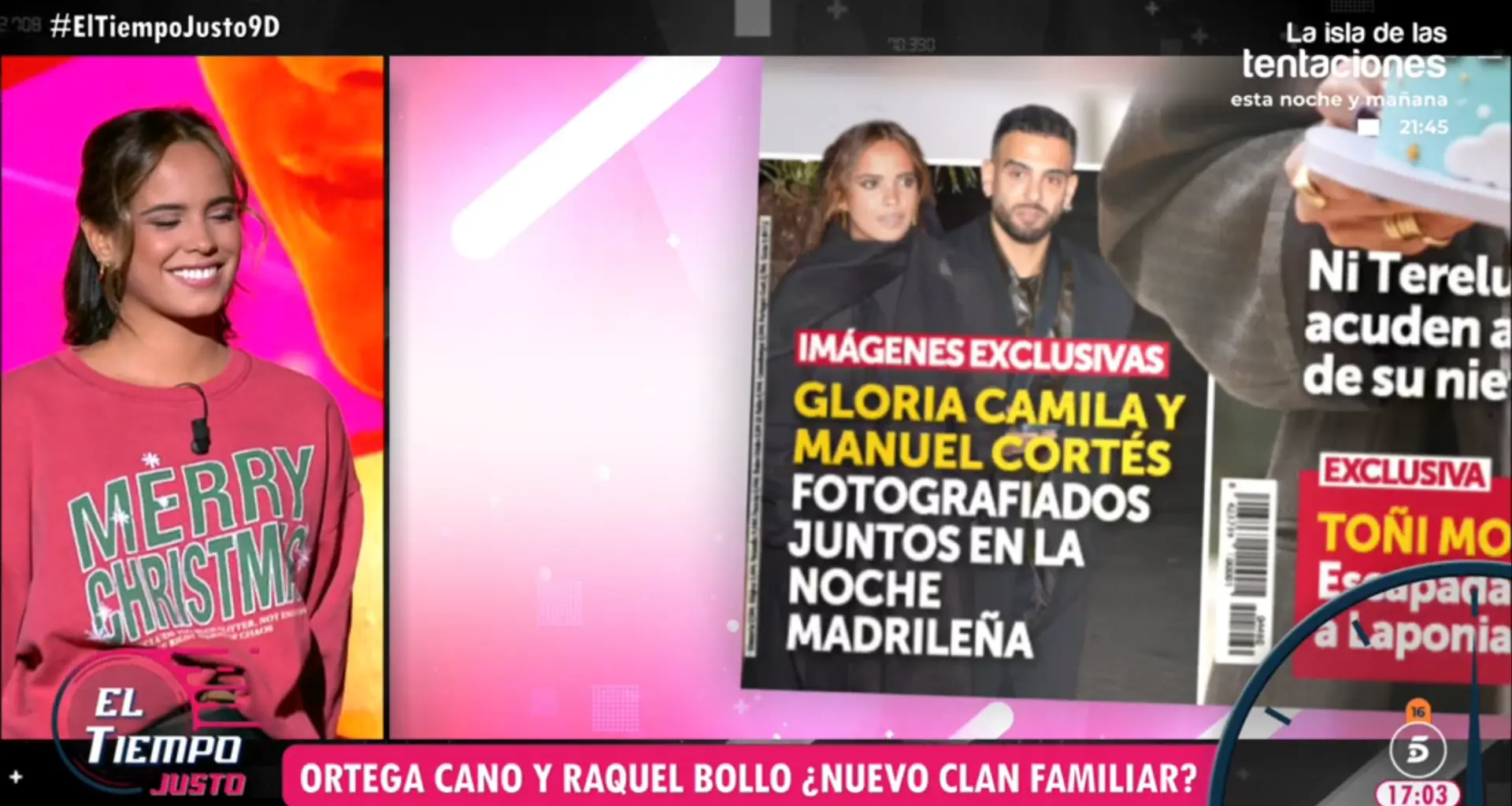 Gloria Camila, pillada de nuevo con Manuel Cortés: "Pasamos muy buena noche"