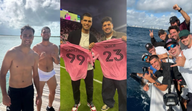 playas paradisíacas, partidas de cartas con sus amigos, golf, NBA...