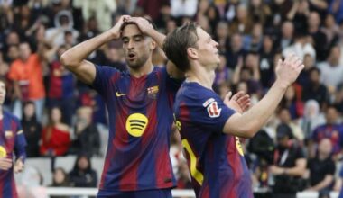 Flick cree que De Jong aún "debe mejorar" tras su gripe y elogió a Eric Garcia como '6'