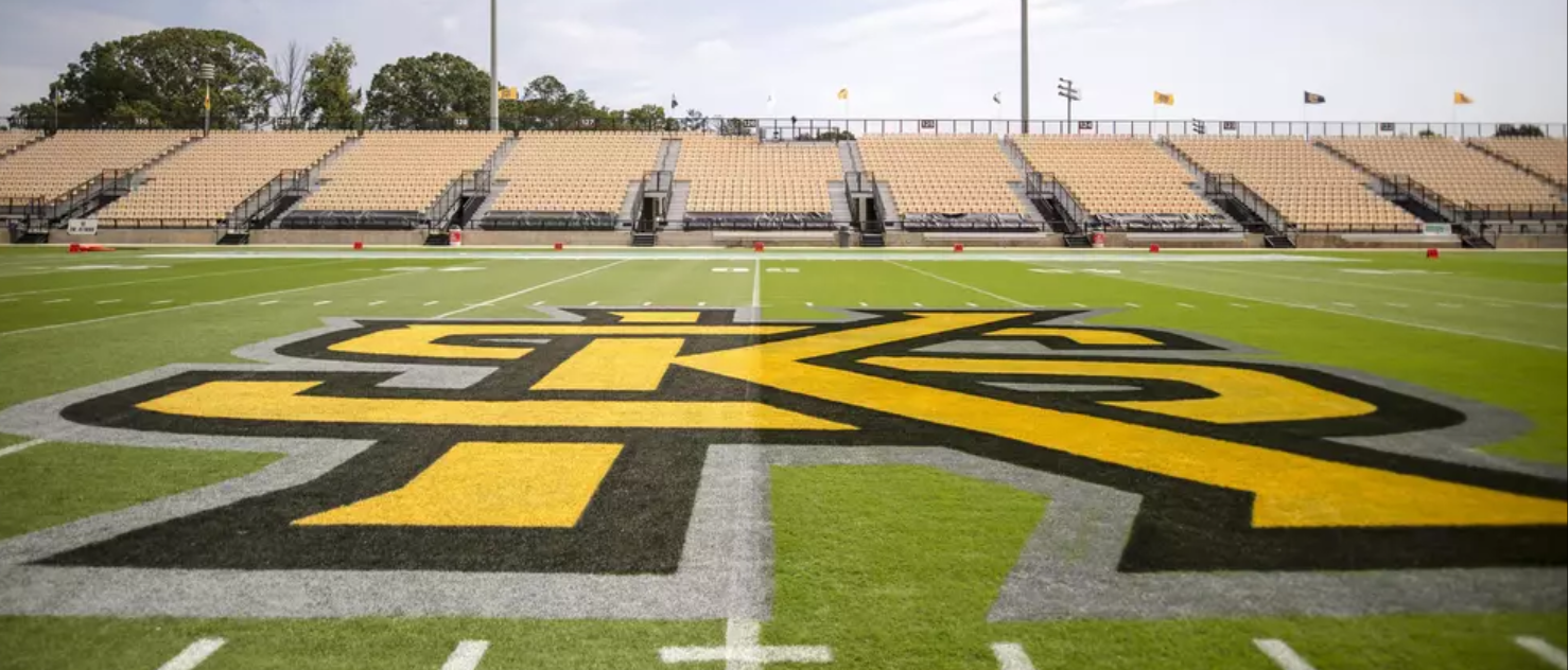 El campo de fútbol de la Kennesaw State University.