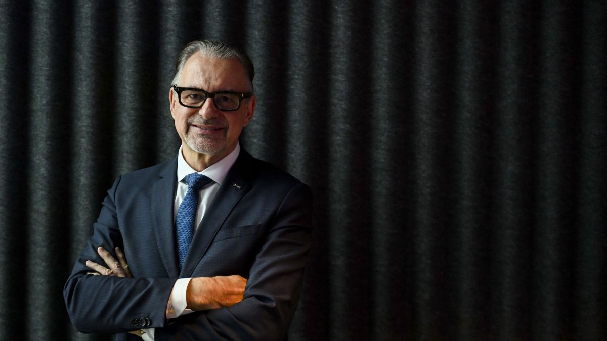 El director de la Agencia Espacial Europea (ESA), Josef Aschbacher, en una entrevista a Europa Press.