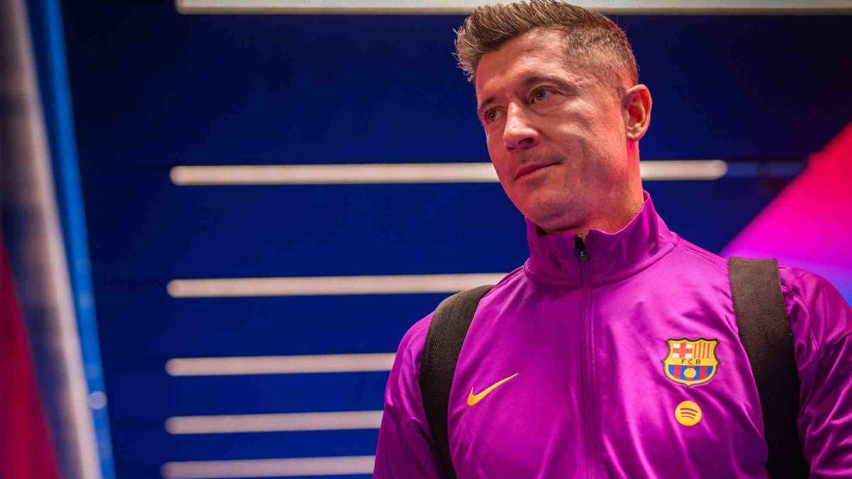 Lewandowski no se entrena con el resto del grupo en la previa contra el Guadalajara