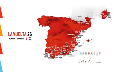 La Vuelta 26 partirá del Casino de Mónaco y coronará al campeón en la Alhambra de Granada