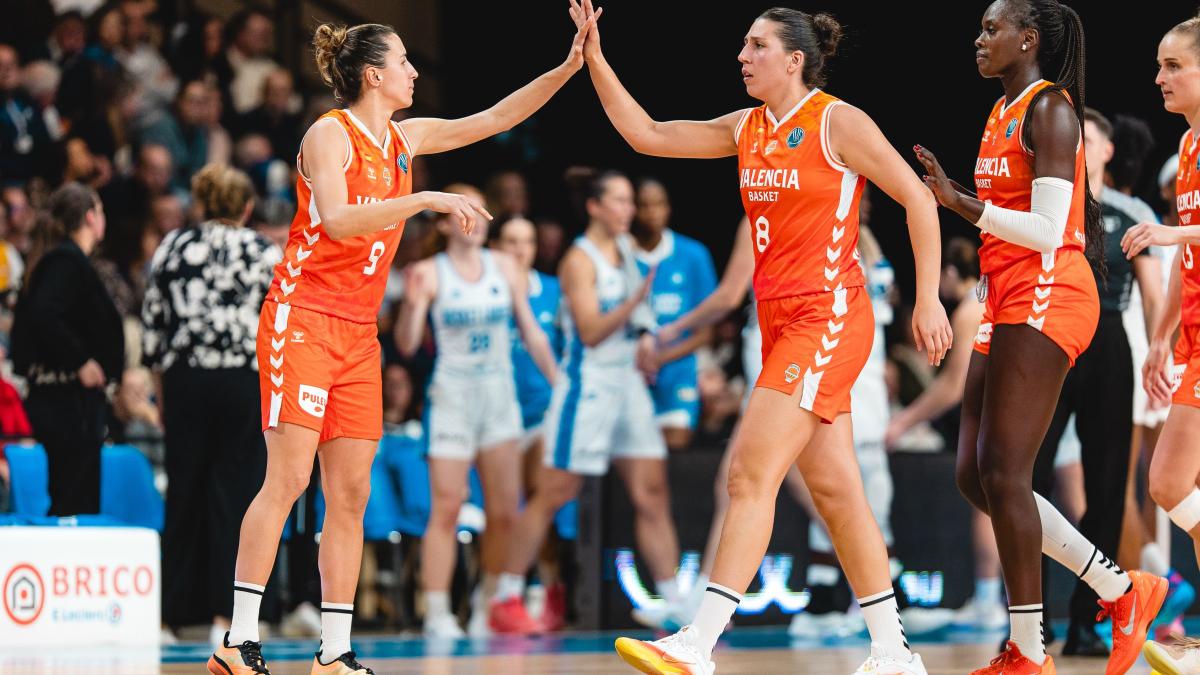 El Valencia tira de garra para frenar las embestidas del Basket Landes