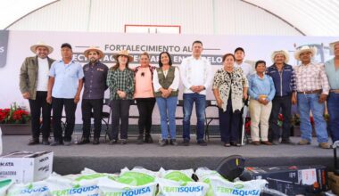Refuerza Gobierno de Margarita González Saravia infraestructura rural y entrega apoyos al campo