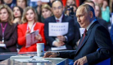 Vladimir Putin sorprende al admitir en una rueda de prensa que está "enamorado", aunque no revela de quién