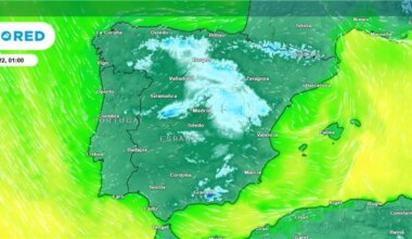 posibles nevadas a 500 metros